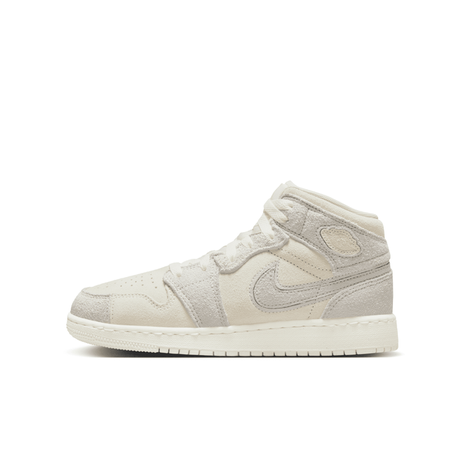 Air Jordan Air Jordan 1 Mid SE Craft GS 'Pale Ivory'  FN7449 100