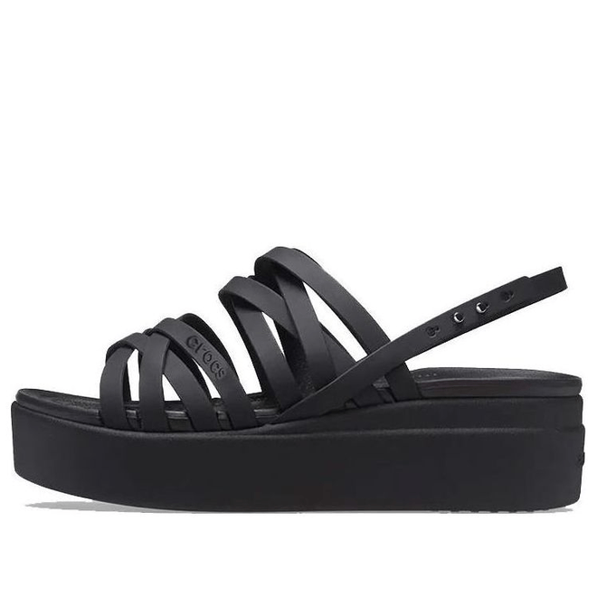  Crocs Brooklyn Strappy Black Sandals