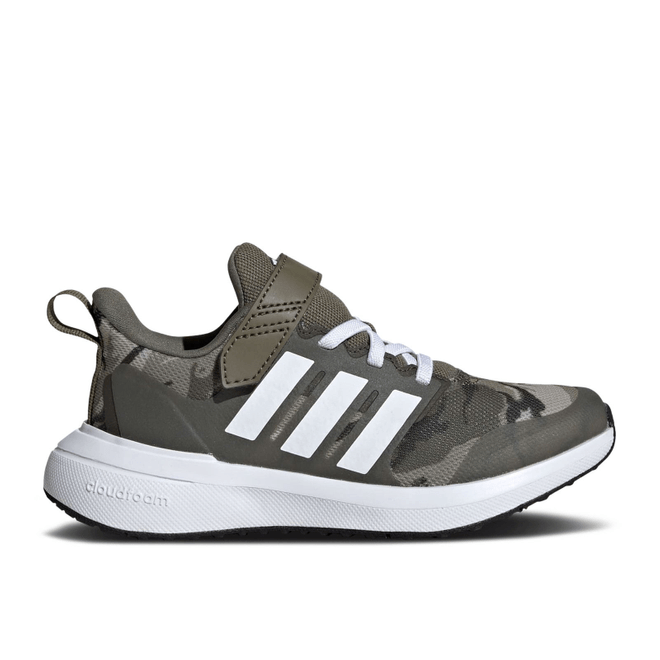 adidas FortaRun 2.0 Cloudfoam EL Little Kid 'Olive Strata Camo'  IE3397