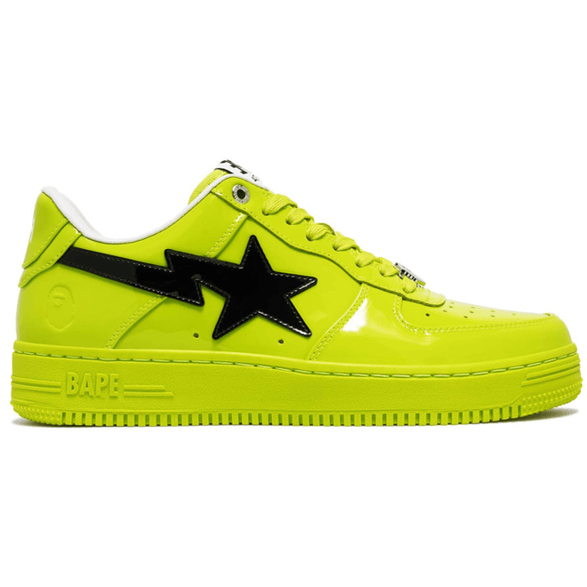 A Bathing Ape Bape Sta #2 Yellow Patent 1K30-191-302-YEL/1K30-291-302-YEL/001FWK301302M_YEL