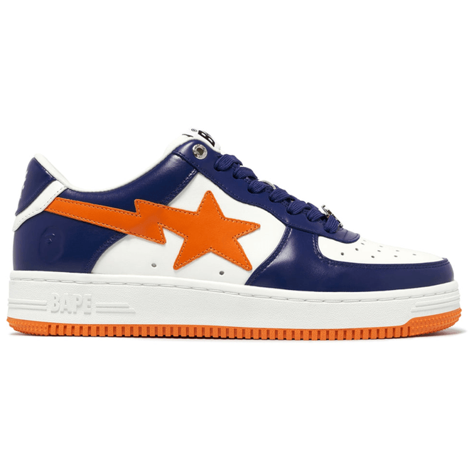 A Bathing Ape Bape Sta #3 M2 White Blue Orange