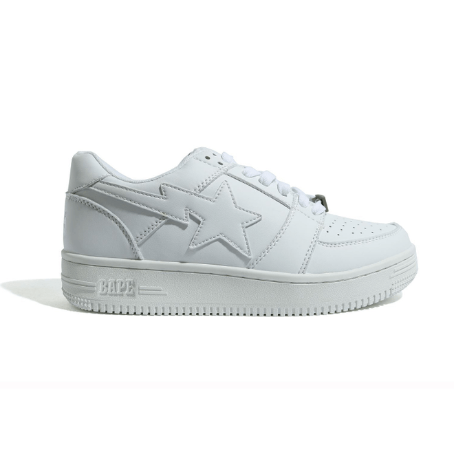 A Bathing Ape Bape Sta Low Triple White 1H30-191-010_WHT/1H30191010-WHT