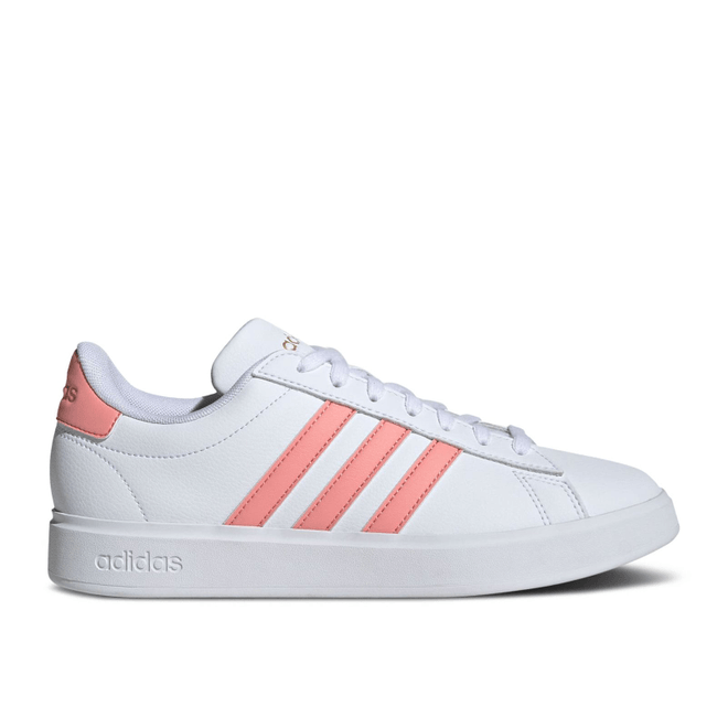 adidas Wmns Grand Court Cloudfoam 'White Semi Pink Spark' 