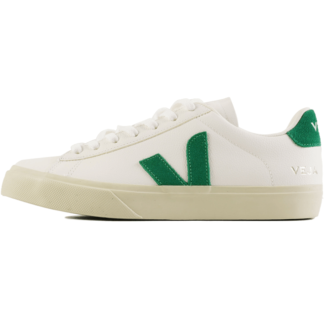 Veja Campo Chromefree Leather - White and Green