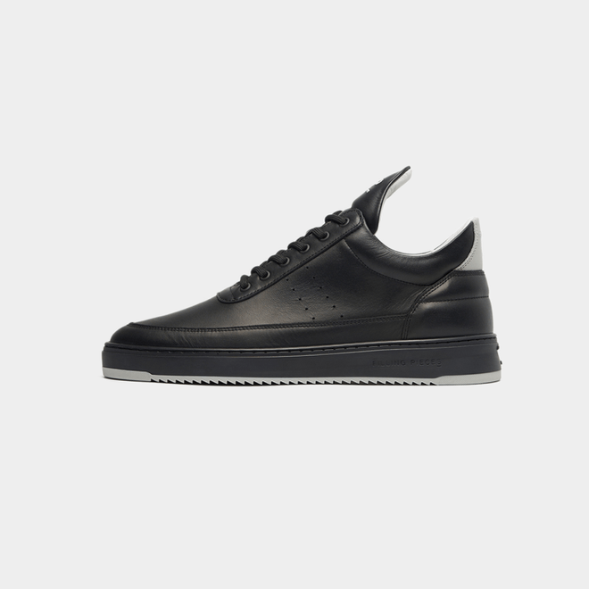 Filling Pieces Low Top Bianco Jet Black 10127792200