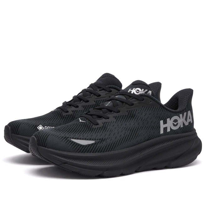 HOKA ONE ONE Women's W Clifton 9 GTX in Black