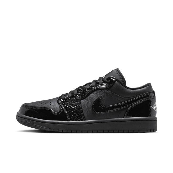 Air Jordan 1 Low SE WMNS 'Black Croc' HJ7743-010