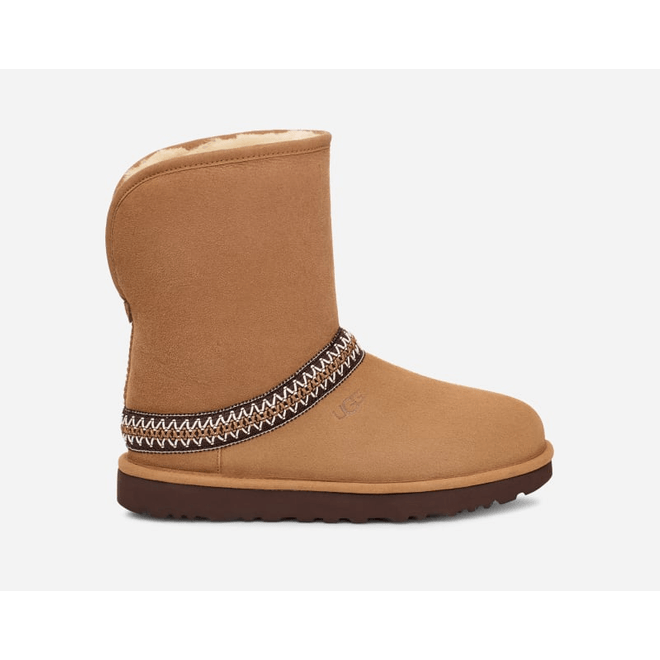 UGG® Classic Short Crescent Boot Brown