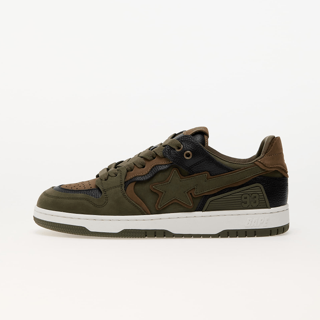 A BATHING APE Bape Sk8 Sta 6 Olive 001FWK301313M OLD