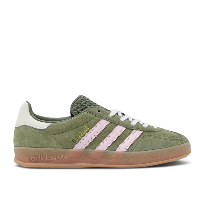 adidas Wmns Gazelle Indoor 'Focus Olive Clear Pink' 