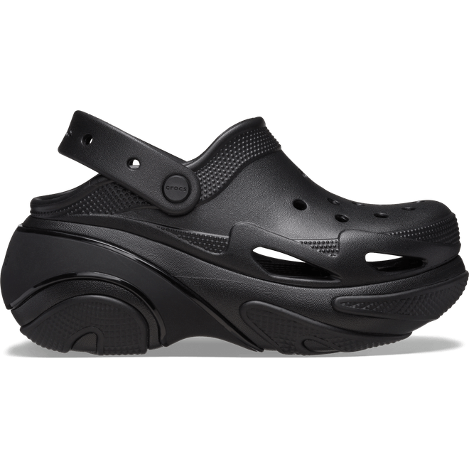 Crocs Unisex Bubble Crush Clogs Triple Black 