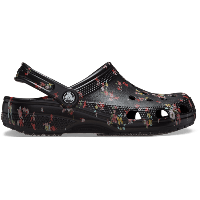 Crocs Classic Ditsy Floral Clogs Black