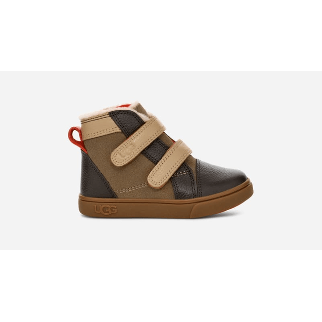 UGG® Rennon II Trainer Kids Antilope/Mustard Seed/Warm Red