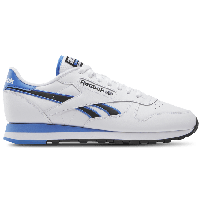 Reebok Classic Leather  White Kinetic Blue Black