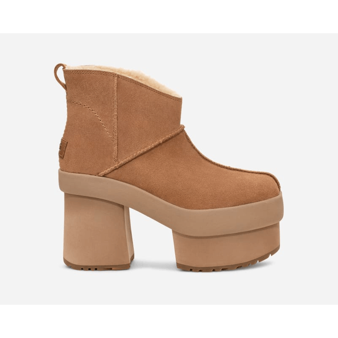 UGG® New Heights Platform Mini Boot Brown