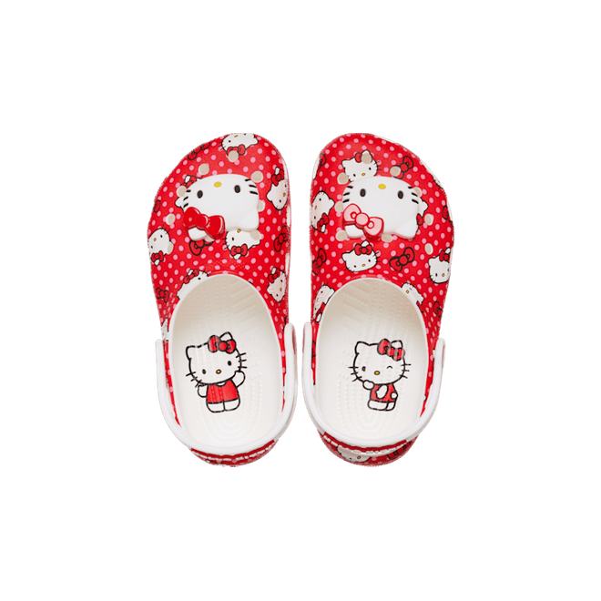 Crocs Hello Kitty x Classic Clog Kids 'Red Polka Dots' 