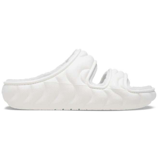 Crocs Classic Cozzzy Overpuff Sandals White