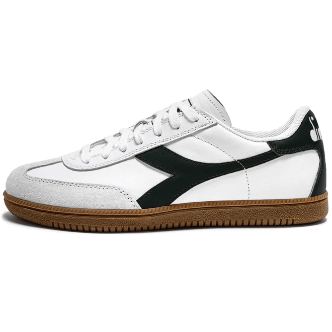 Diadora Trainer Leather - White and Black 501.181246_C0351