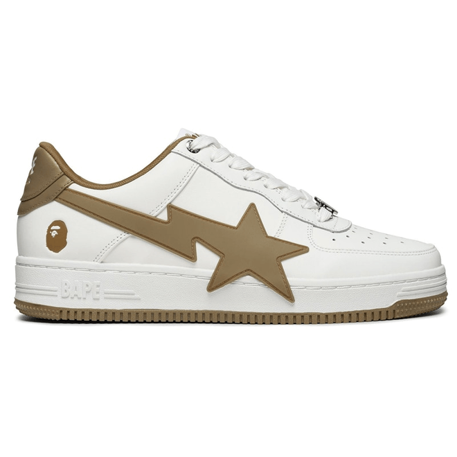 A Bathing Ape Bape Sta OS #2 White Beige