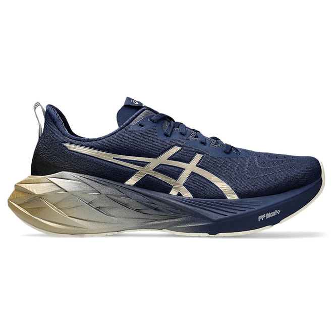 ASICS Novablast 4 Platinum Blue Expanse Champagne