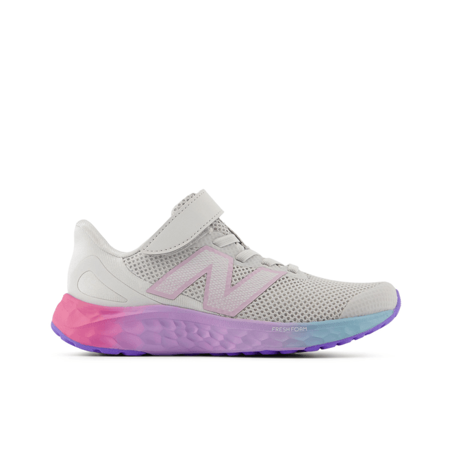 New Balance Fresh Foam Arishi v4 Bungee Lace with Top Strap Synthetic Grey PAARIGR4