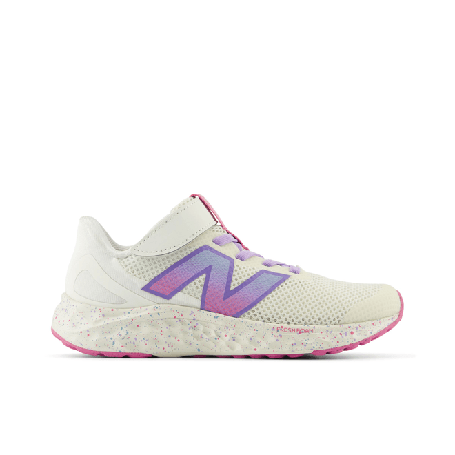 New Balance Fresh Foam Arishi v4 Bungee Lace with Top Strap Synthetic White PAARIGS4