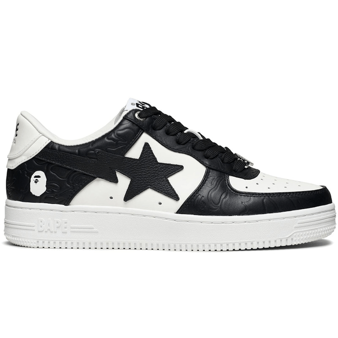 A Bathing Ape Bape Sta #4 Linecamo White Black 1K30-191-304-BLK/1K30-291-304-BLK/001FWK301304M-BLK