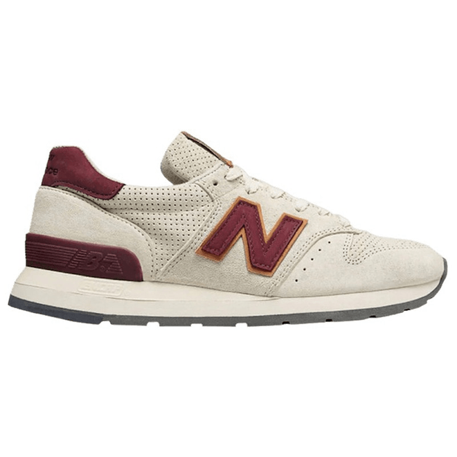 New Balance 995 MiUSA Tan Angora Mercury Red M995CJB