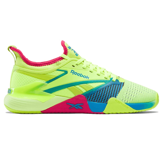 Reebok Nano Court Digital Lime Aqua Bold Pink 100208444