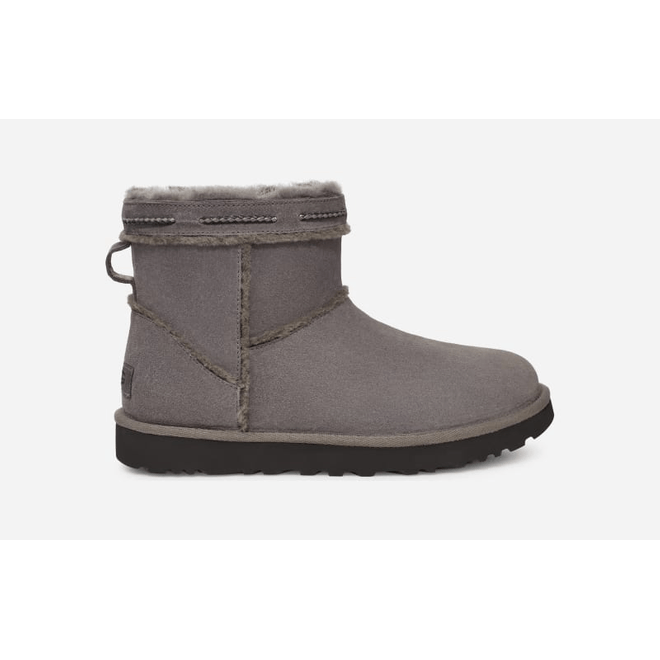 UGG® Classic Mini Shearling Braid Boot Grey 1166751-CHRC