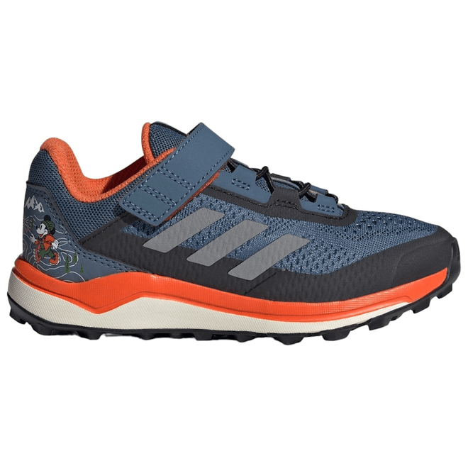 adidas Terrex Agravic Flow Trail Disney Wonder Steel Grey Semi Impact Orange (GS)