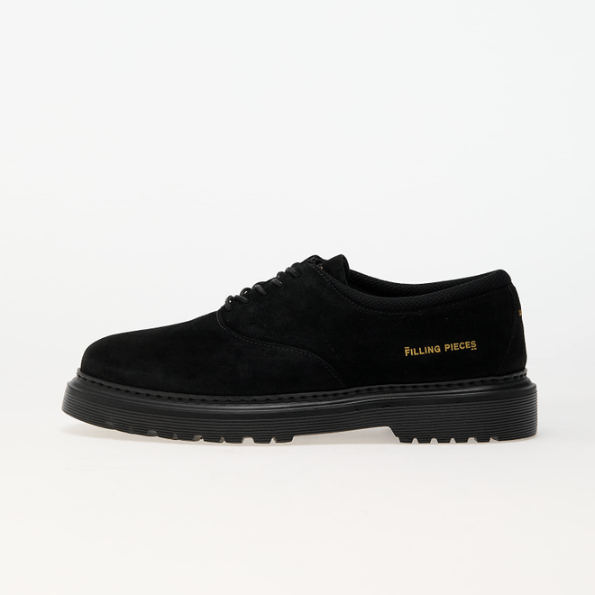 Filling Pieces Derby Suede Black  74922791861