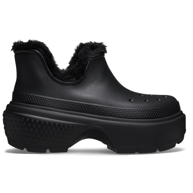 Crocs Unisex Stomp Shorty Boot Boots Black / Black 