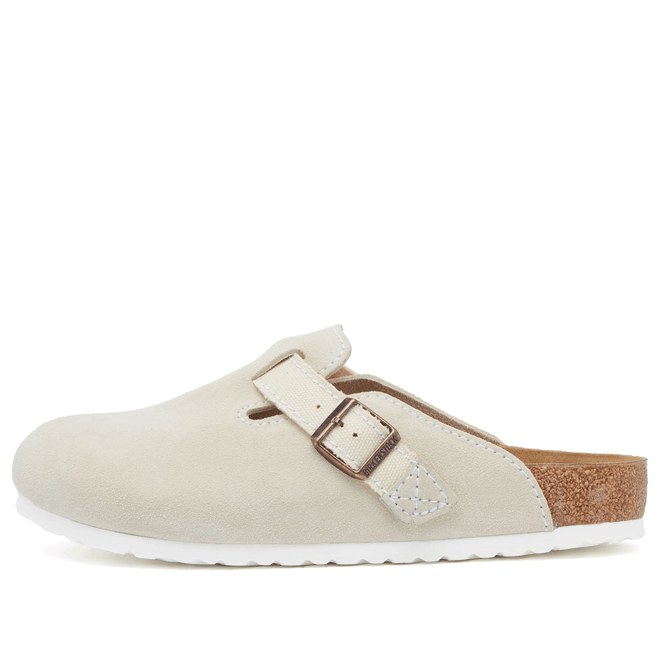 Birkenstock x Jesse Leyva Boston Clog - Eggshell Suede