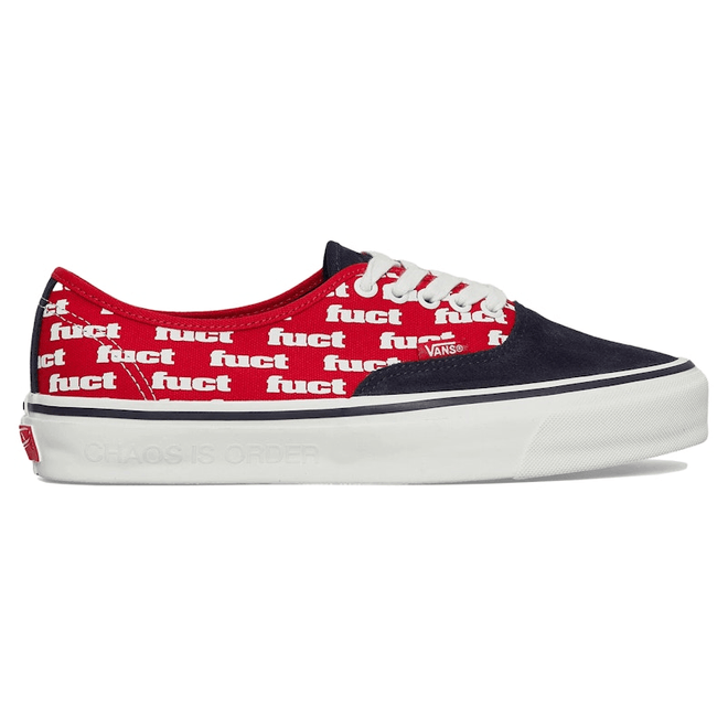 Vans Authentic Reissue 44 LX FUCT x Slam Jam Red Marshmallow