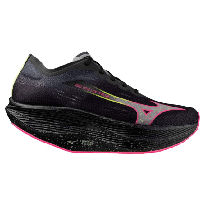 Mizuno Wave Rebellion Pro 2 Black Silver Pink Tetra