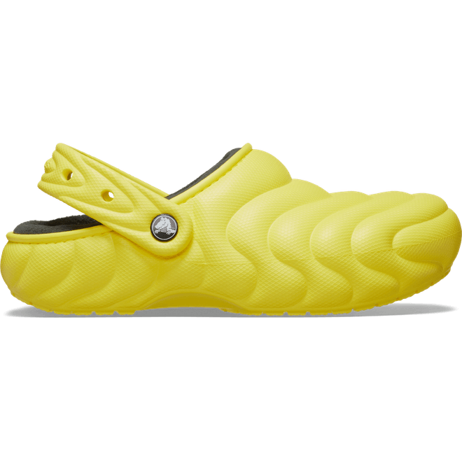 Crocs Unisex Classic Lined Overpuff Clogs Cyber Yellow 