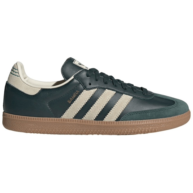 adidas Samba OG Shadow Green Cream White Gold Metallic ID1483