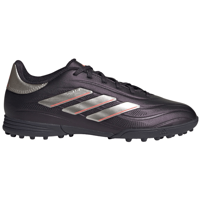 adidas Copa Pure 2 League Turf Aurora Black Platinum Metallic Turbo (GS)