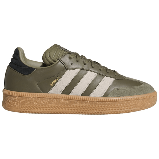 adidas Samba XLG Olive Strata Wonder Beige Gold Metallic JQ2387