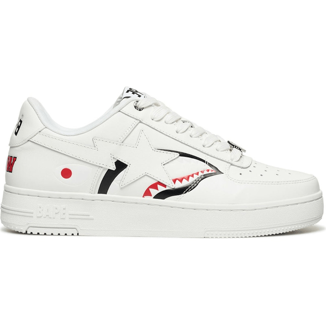 A Bathing Ape Bape Sta Low Shark Pack White 1K80-191-307-WHT/1K80-291-307-WHT/001FWK801307-WHT