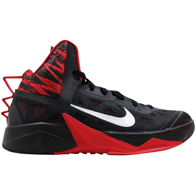 Nike Zoom Hyperfuse 2013 Black/Metallic Silver-University Red 615896-001