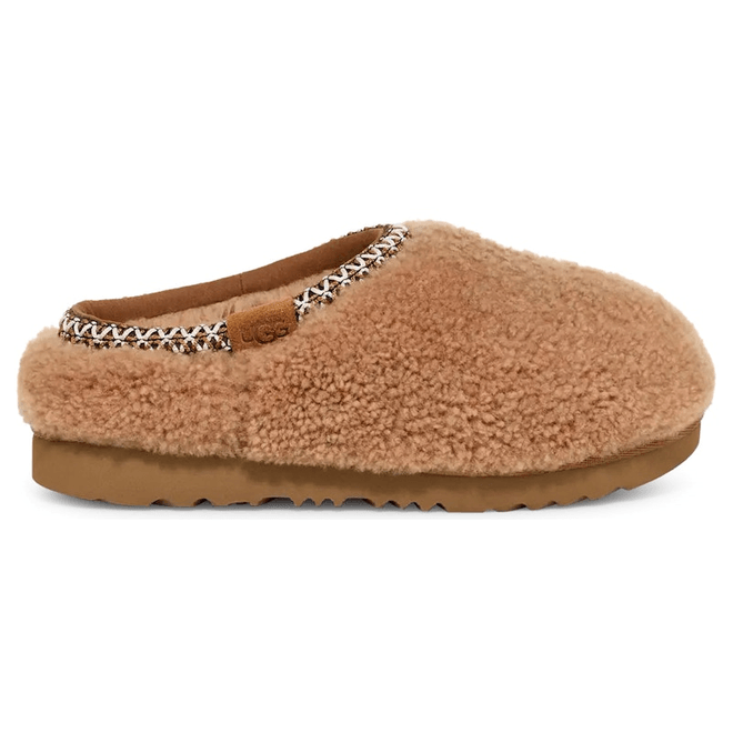 UGG Tasman Maxi Curly Slipper Chestnut (Kids) 1158256K-CHE