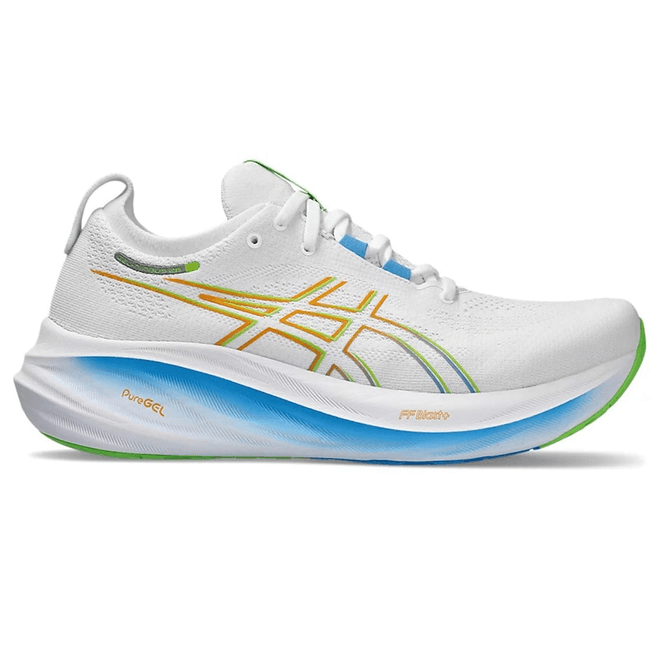 ASICS Gel-Nimbus 26 White Waterscape Lime