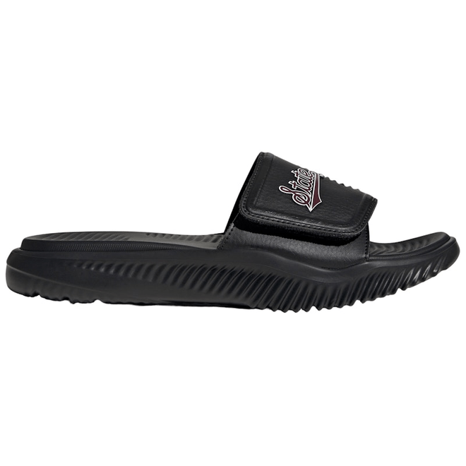 adidas Alphabounce Slide 2.0 Mississippi State Core Black Team Maroon Cloud White