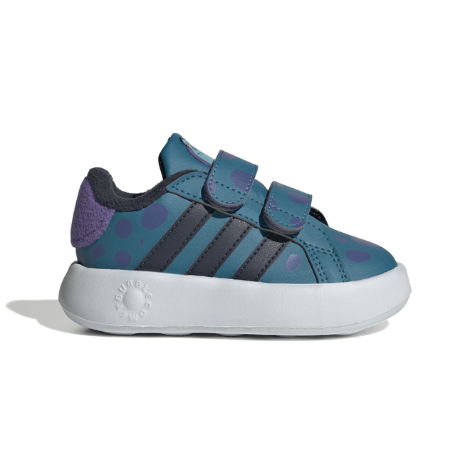 adidas Grand Court 2.0 Disney Sulley Active Teal Legend Ink Purple Rush (TD) IF4057