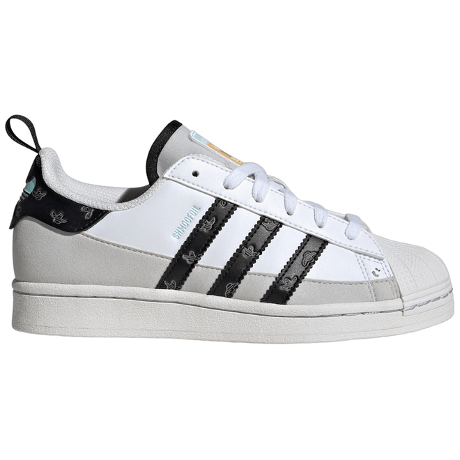 adidas Shmoofoil Superstar Cloud White Core Black Grey Two (GS) IG6842