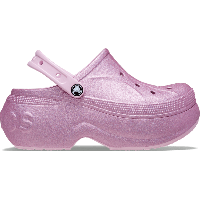 Crocs Unisex Bella Glitter Clogs Ballerina Pink 