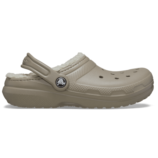 Crocs Kids Toddler Classic Lined Clogs Mushroom / Bone 