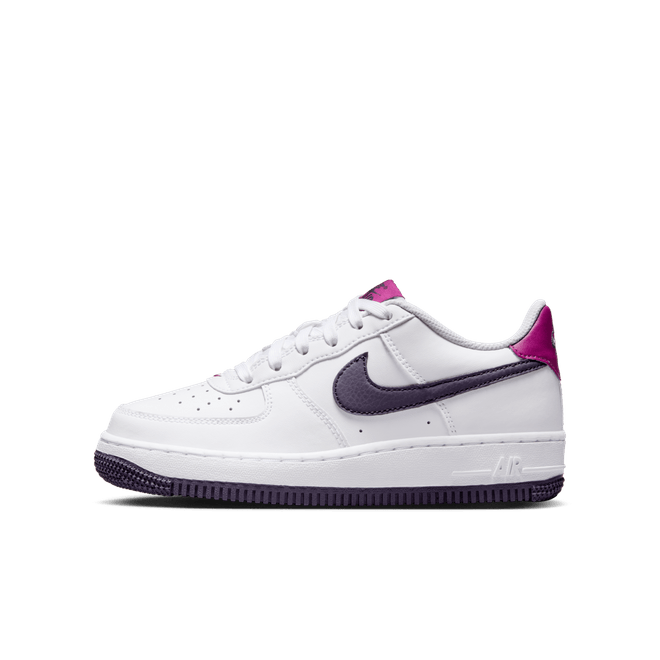 Nike Air Force 1 white/dark raisin/hot fuchsia